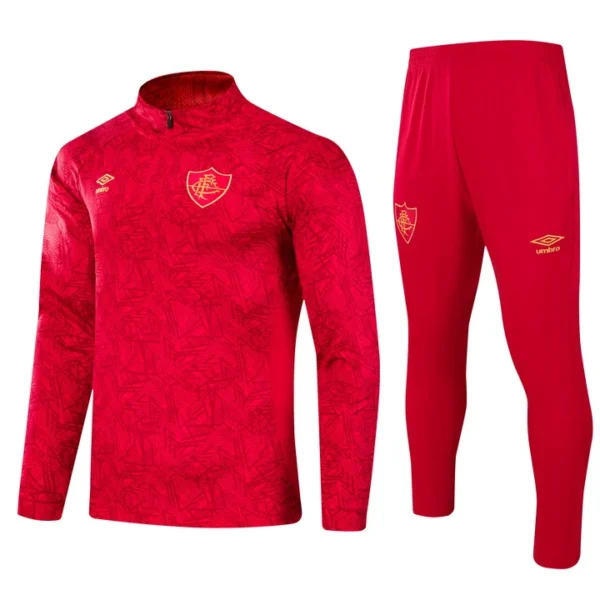 Conjunto de Treino Fluminense 2024/25 (Blusa Meio-Zíper + Calça)